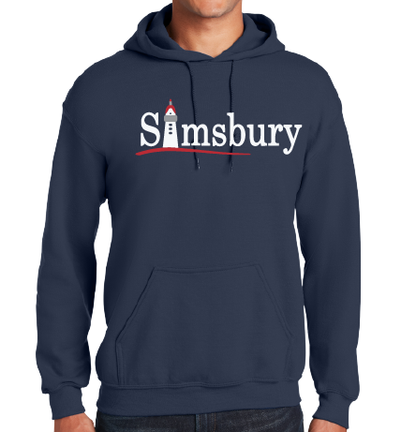 Hooded Sweatshirt Gildan 50/50: Simsbury Tower