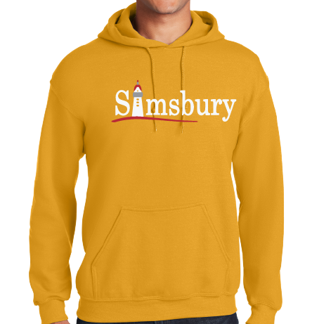 Hooded Sweatshirt Gildan 50/50: Simsbury Tower