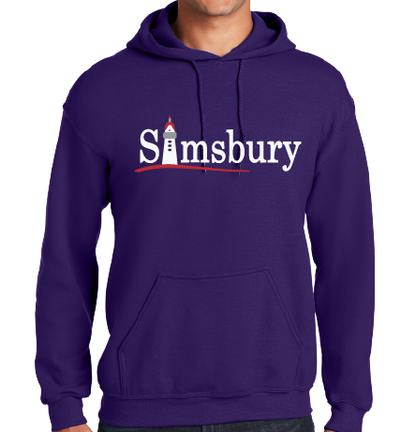 Hooded Sweatshirt Gildan 50/50: Simsbury Tower