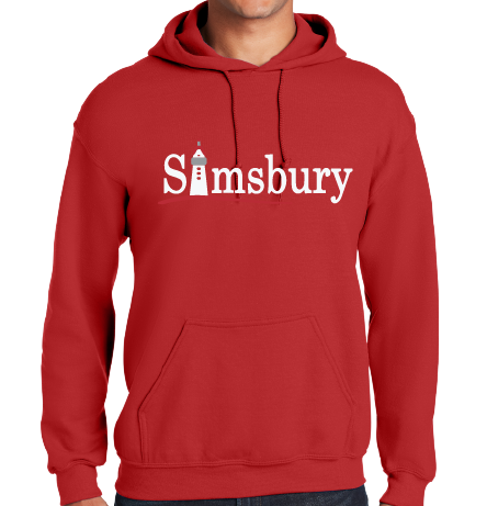 Hooded Sweatshirt Gildan 50/50: Simsbury Tower