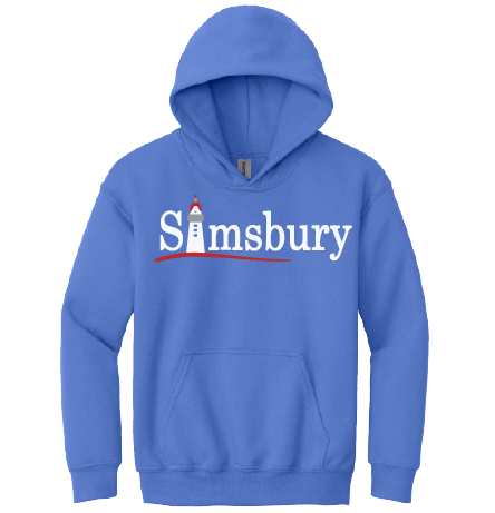 Hooded Sweatshirt Gildan 50/50: Simsbury Tower