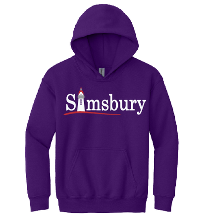 Hooded Sweatshirt Gildan 50/50: Simsbury Tower