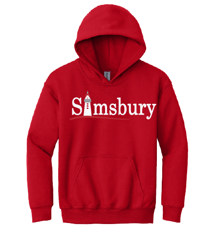 Hooded Sweatshirt Gildan 50/50: Simsbury Tower