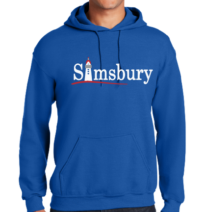 Hooded Sweatshirt Gildan 50/50: Simsbury Tower