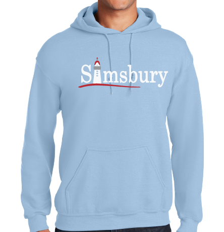 Hooded Sweatshirt Gildan 50/50: Simsbury Tower