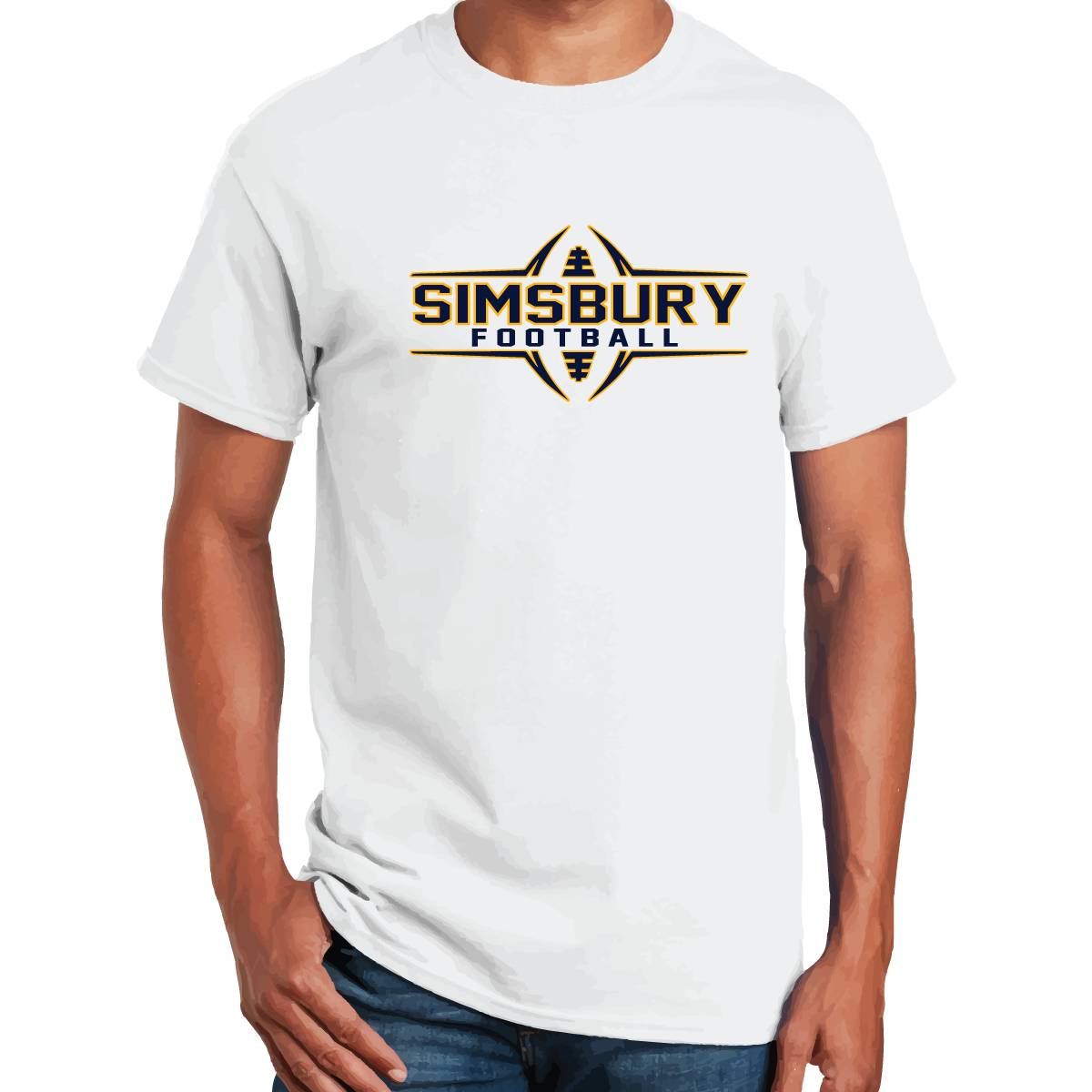 T-Shirt: Simsbury Football NEW 2024