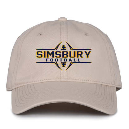 Hat: OSFA Simsbury Football Garment Washed Twill