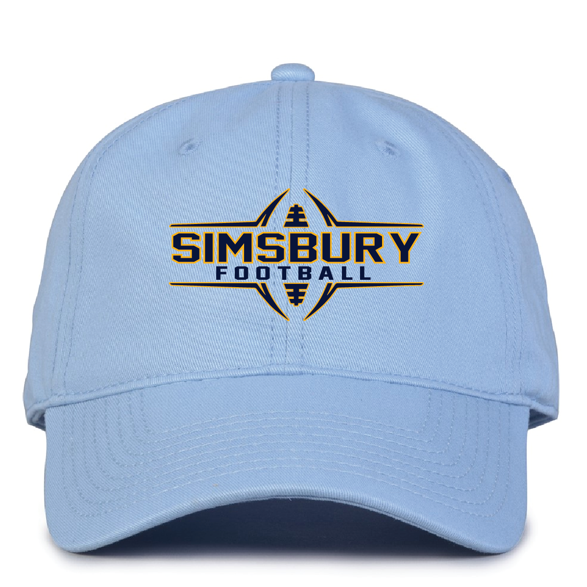 Hat: OSFA Simsbury Football Garment Washed Twill