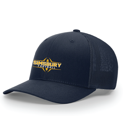 Hat: Flex Fit Trucker Simsbury Football