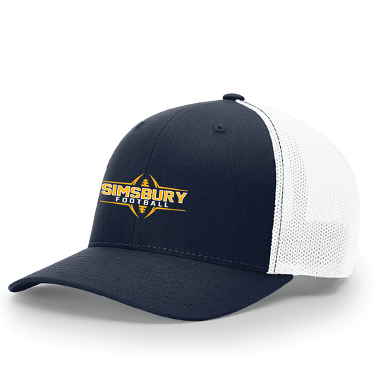 Hat: Flex Fit Trucker Simsbury Football