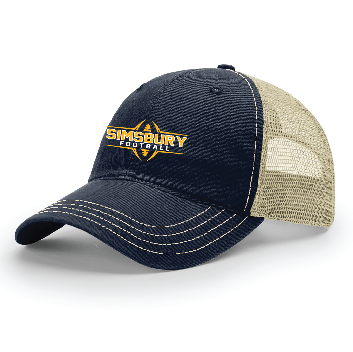 Hat: Soft Front Snapback Simsbury Football