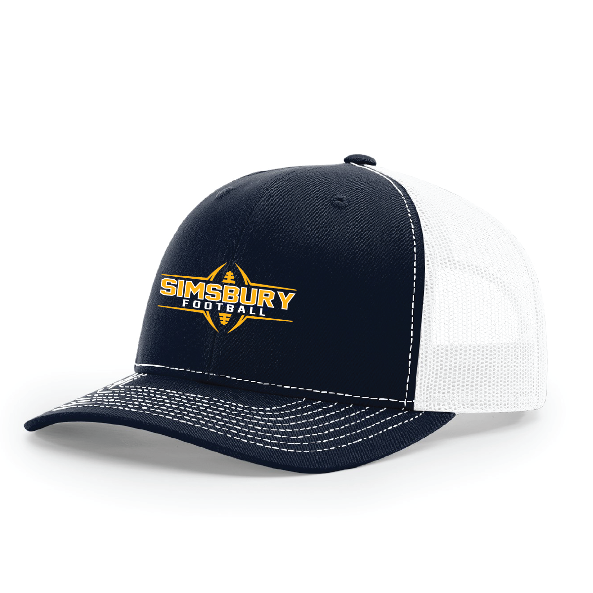 Hat: Trucker Snapback Simsbury Football