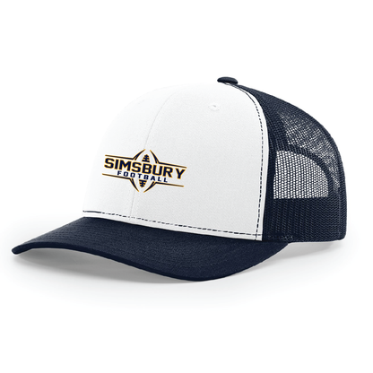 Hat: Trucker Snapback Simsbury Football