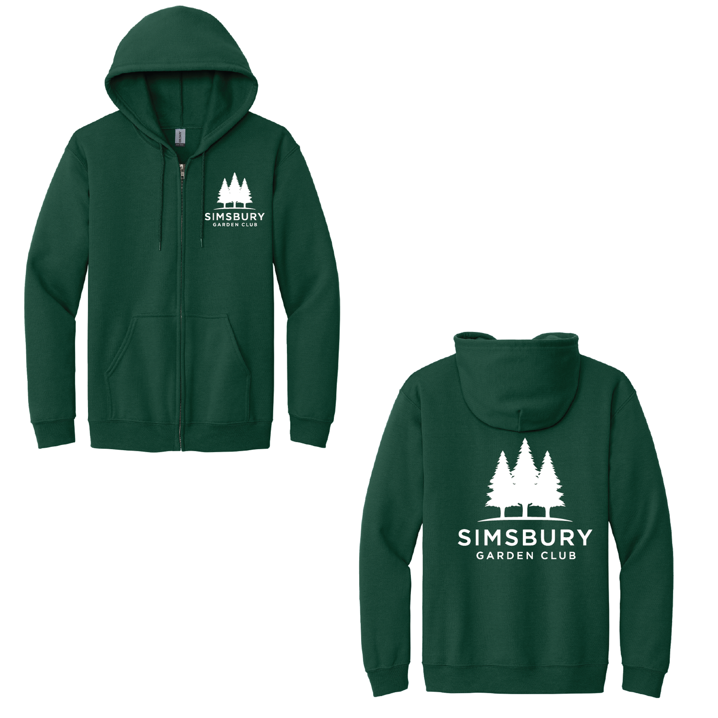 Simsbury Garden Club: Gildan Full Zip Hoody
