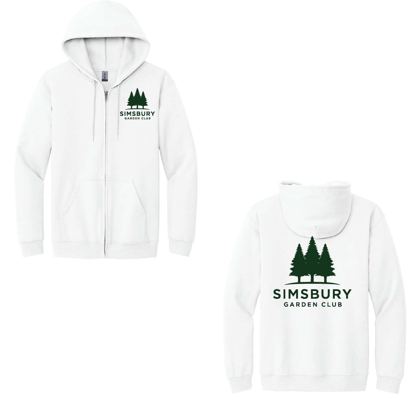 Simsbury Garden Club: Gildan Full Zip Hoody