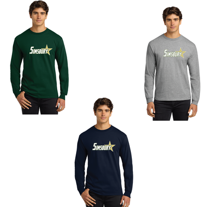 Simsbury Legion: Adult 100% Cotton Long Sleeve T-Shirt. 5400