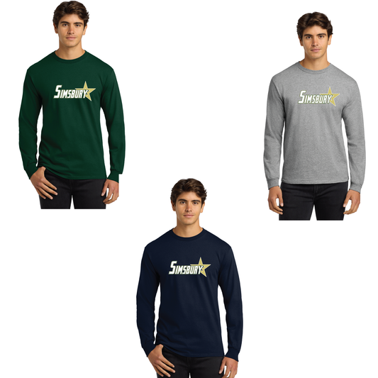Simsbury Legion: Adult 100% Cotton Long Sleeve T-Shirt. 5400
