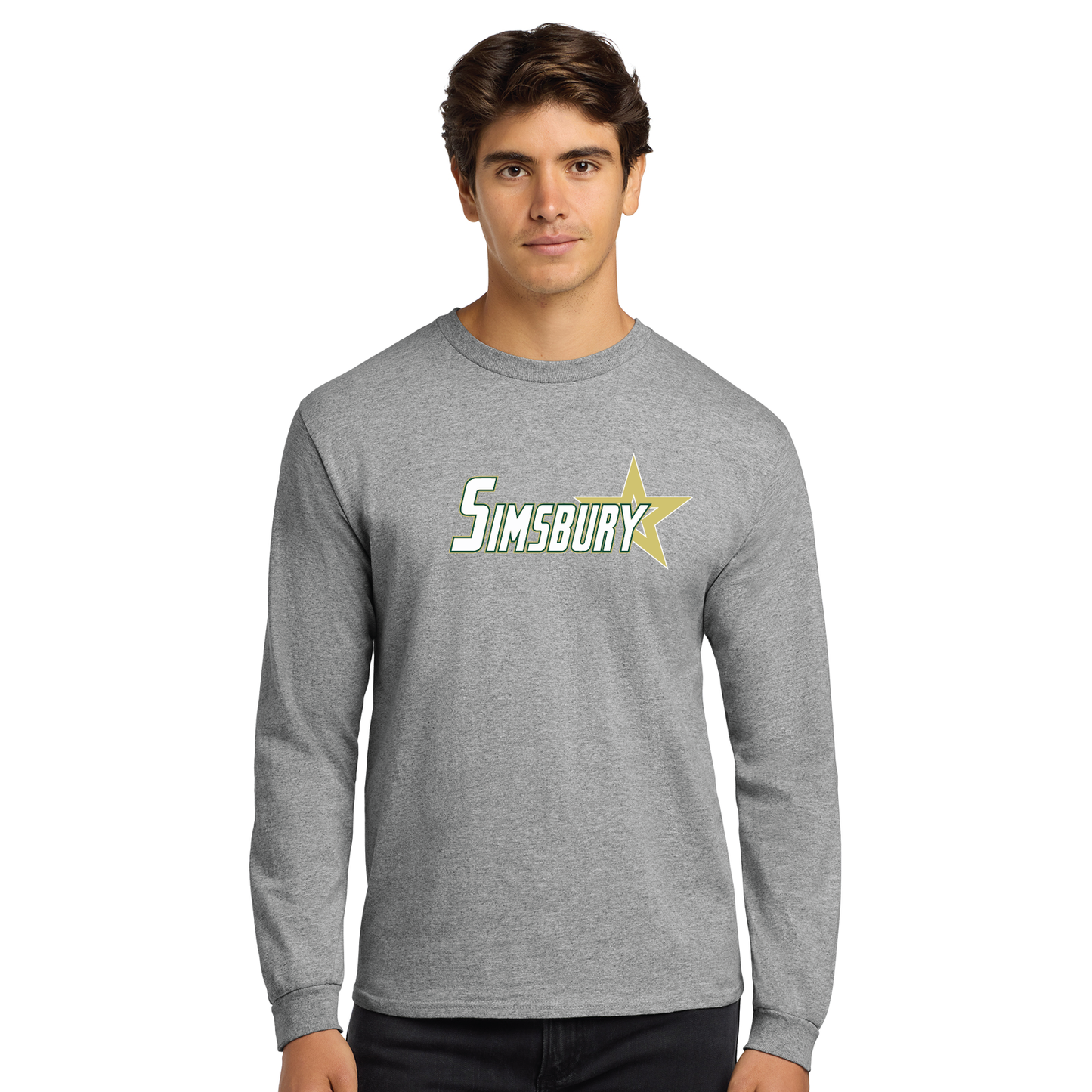 Simsbury Legion: Adult 100% Cotton Long Sleeve T-Shirt. 5400
