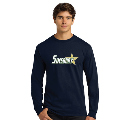 Simsbury Legion: Adult 100% Cotton Long Sleeve T-Shirt. 5400