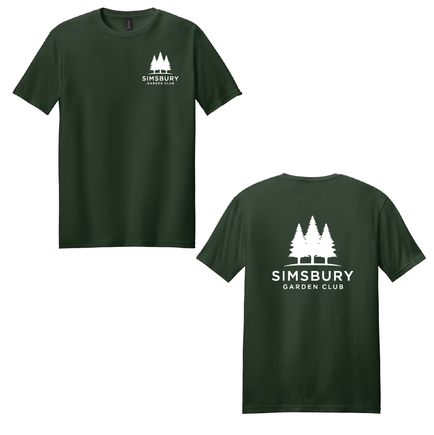 Simsbury Garden Club: Men's Softstyle Cotton T Shirt