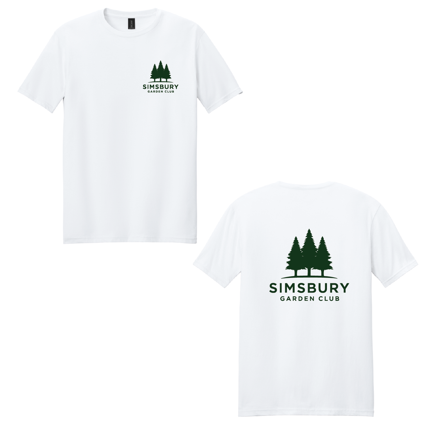 Simsbury Garden Club: Men's Softstyle Cotton T Shirt