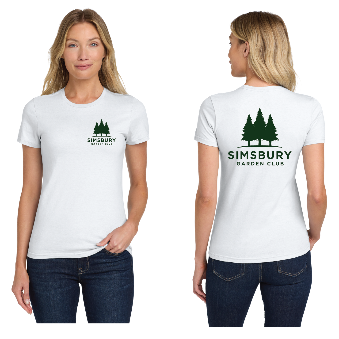 Simsbury Garden Club: Women's Softstyle Cotton T Shirt
