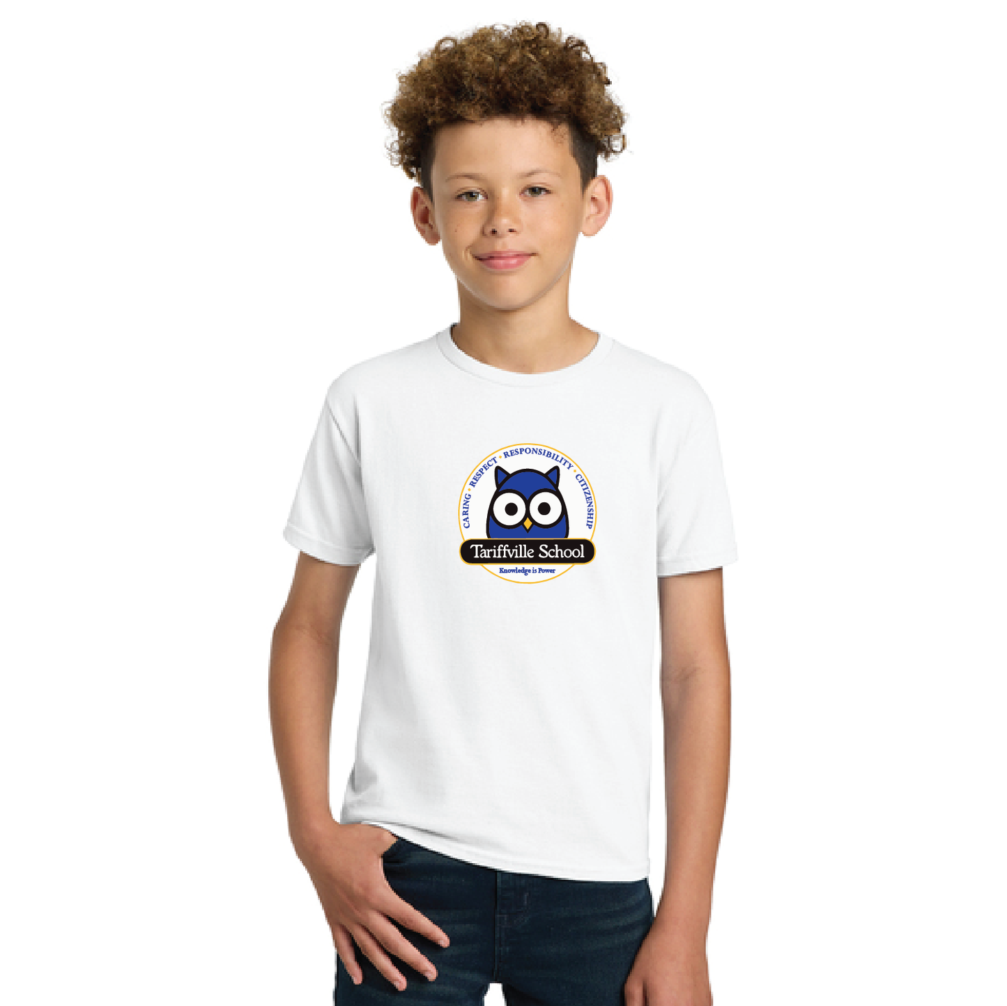 Tariffville School: T-Shirt Owl Logo Youth & Adult Sizes