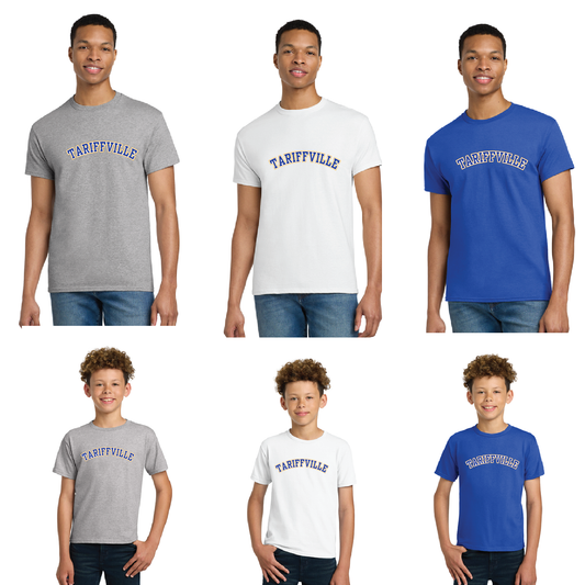 Tariffville School: T-Shirt Tariffville Arched Youth & Adult Sizes