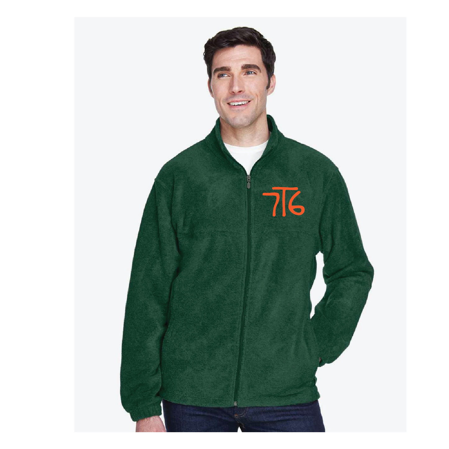Troop 76 Girls: Adult & Youth Harriton Full-Zip Fleece - M990/M990Y