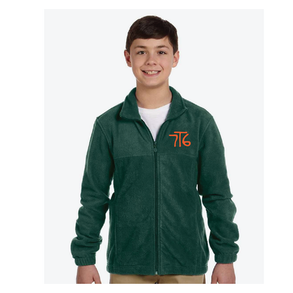 Troop 76 Girls: Adult & Youth Harriton Full-Zip Fleece - M990/M990Y