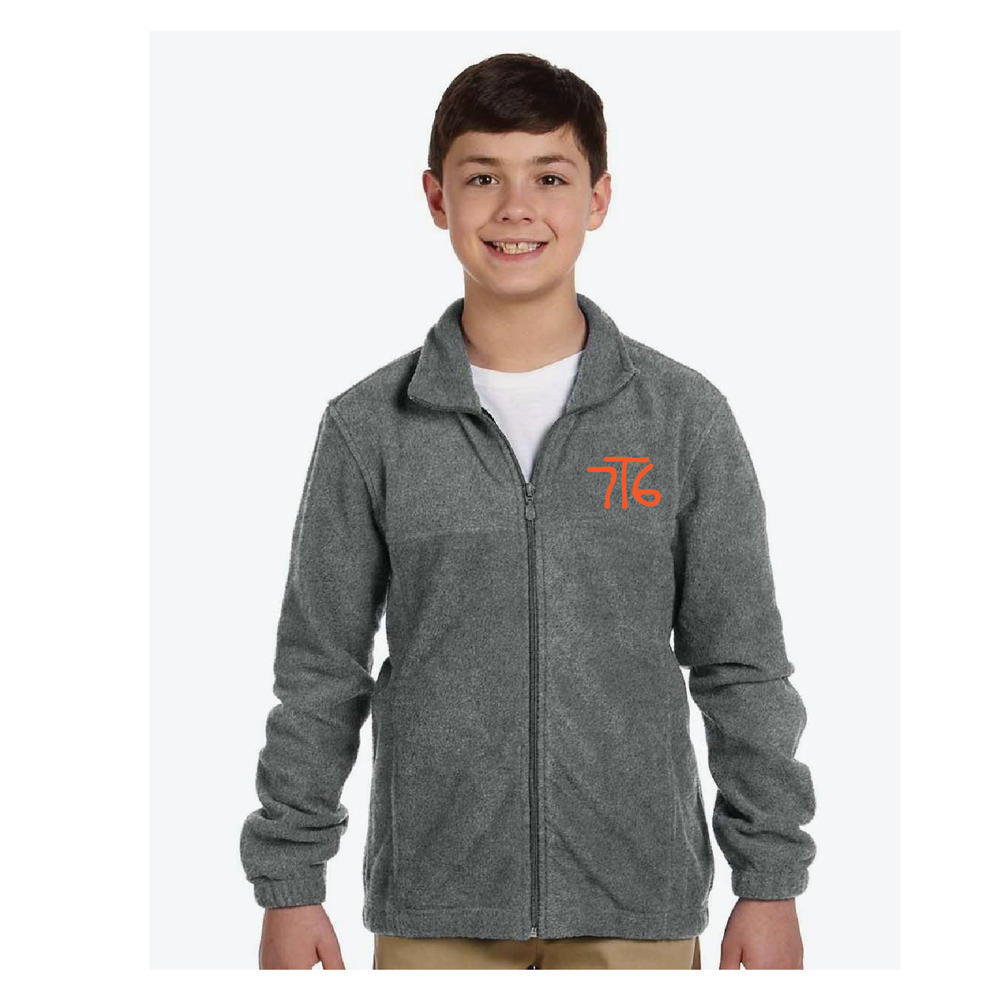 Troop 76 Girls: Adult & Youth Harriton Full-Zip Fleece - M990/M990Y