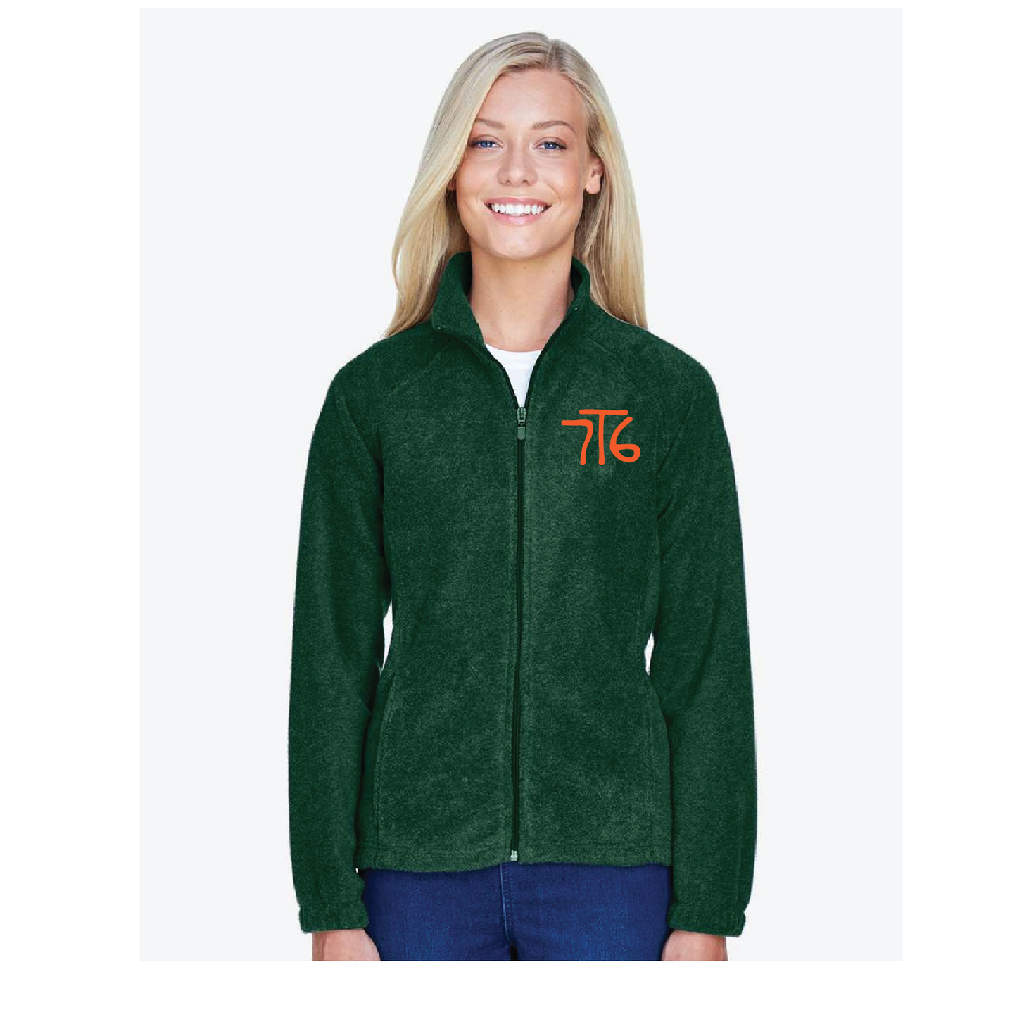 Troop 76 Girls: Harriton - Women's Full-Zip Fleece - M990W