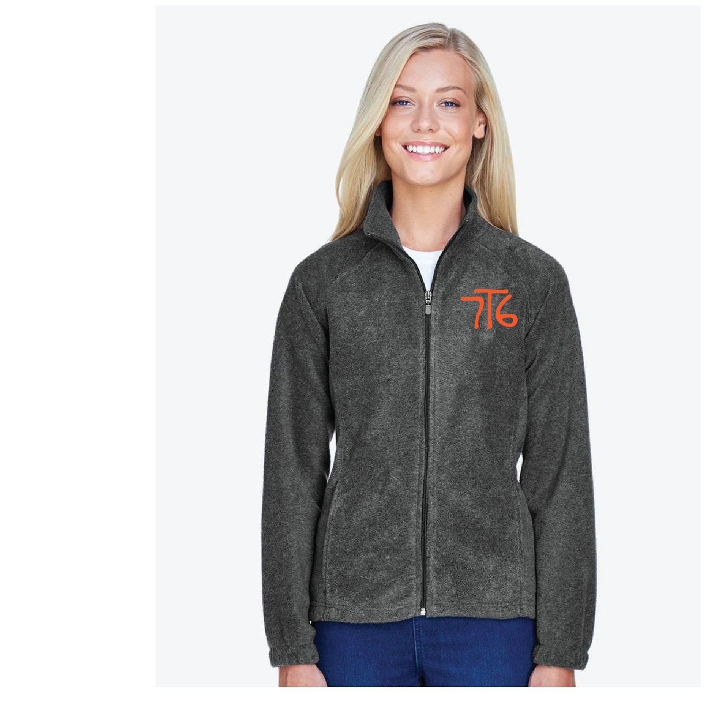 Troop 76 Girls: Harriton - Women's Full-Zip Fleece - M990W