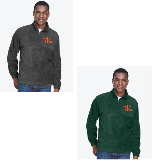 Troop 76 Girls: Harriton - Men's Fleece Quarter-Zip Pullover - M980