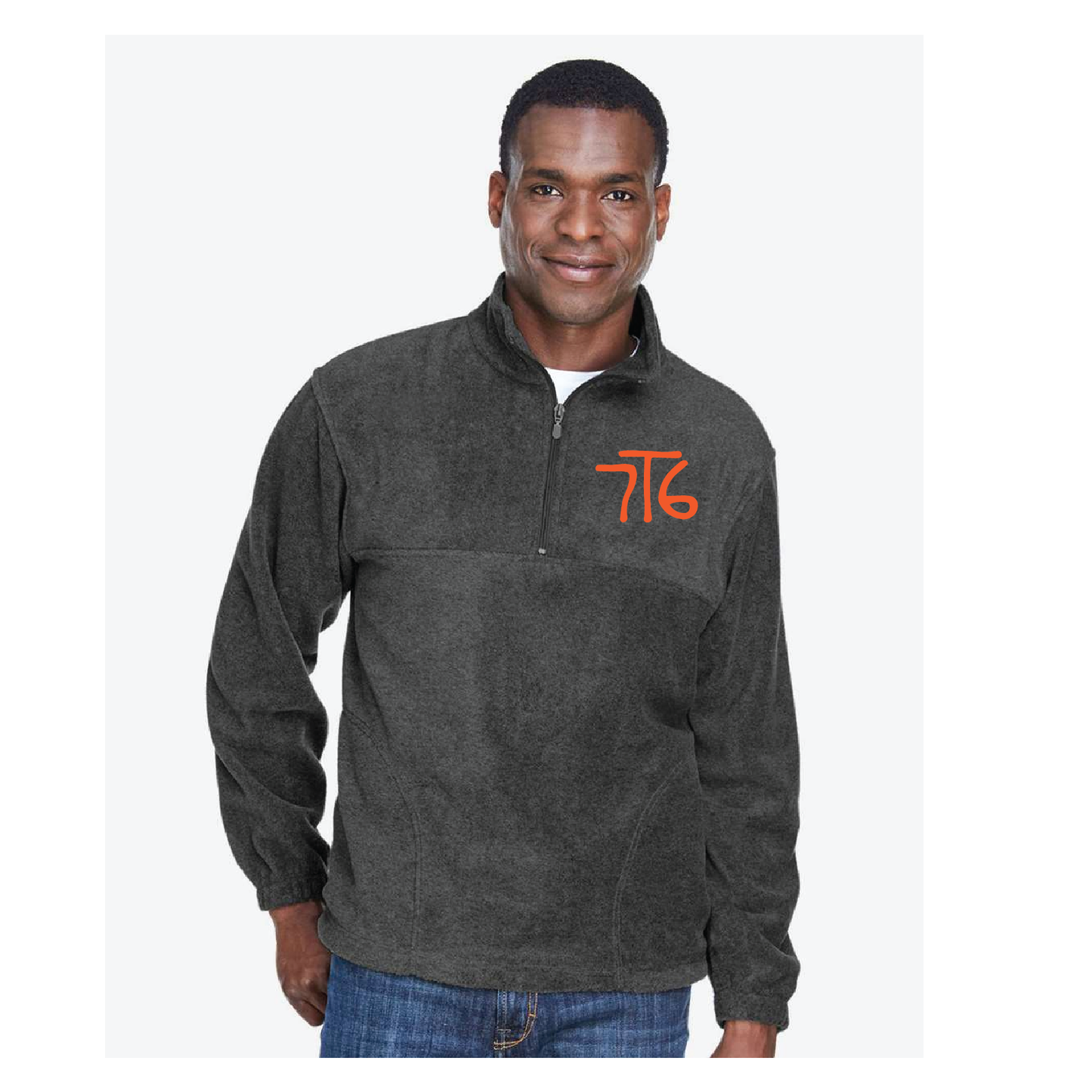 Troop 76 Girls: Harriton - Men's Fleece Quarter-Zip Pullover - M980