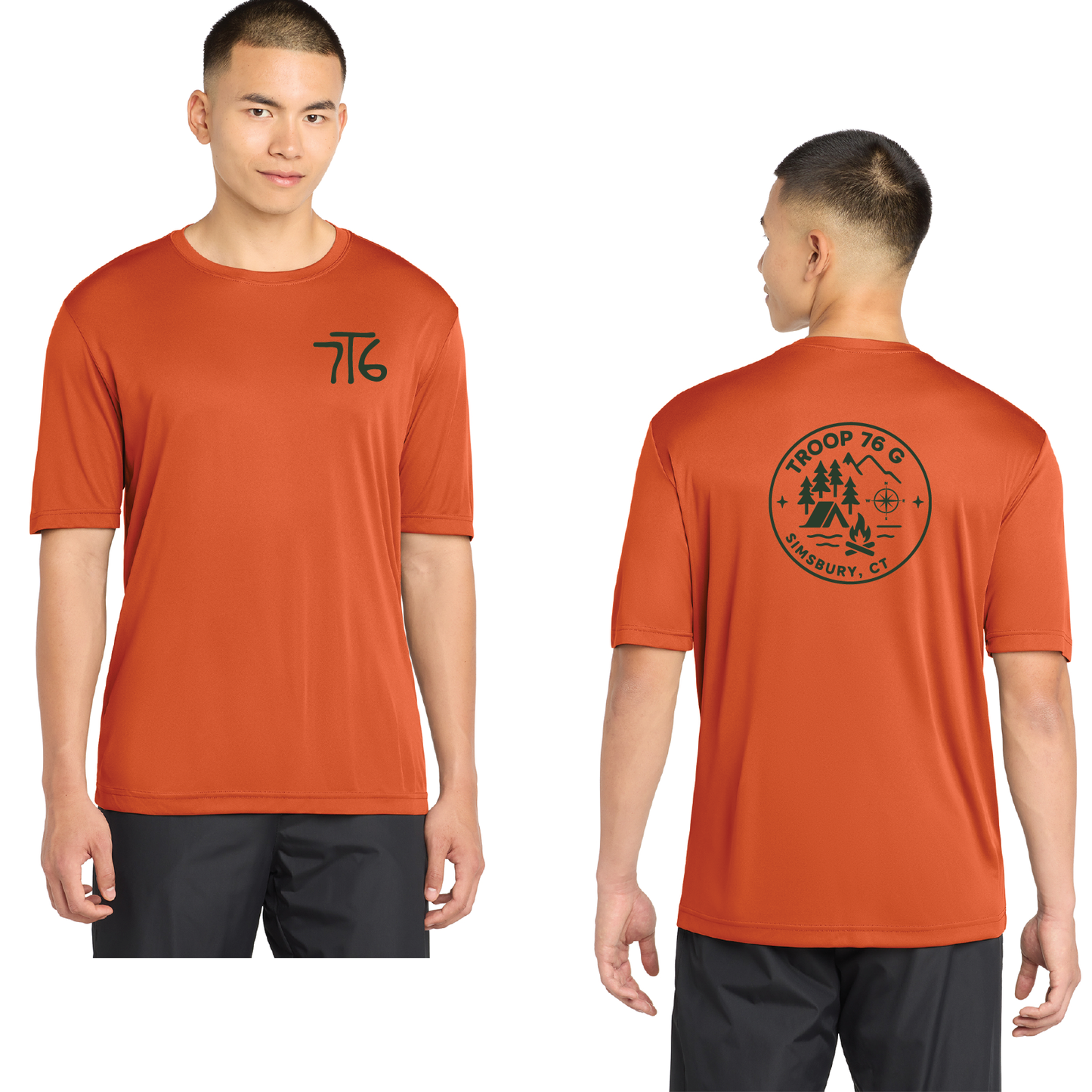 Troop 76 Girls: Performance T Shirt Adult ST350
