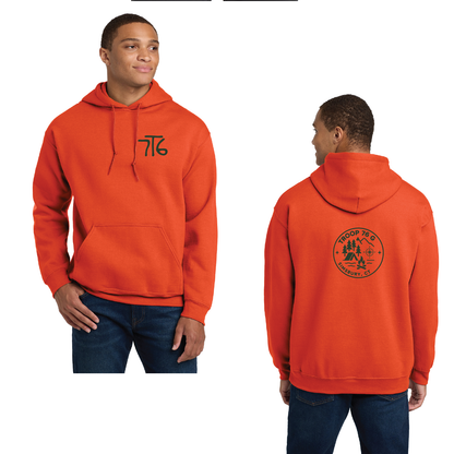 Troop 76 Girls: Hooded Sweatshirt Adult & Youth Sizes
