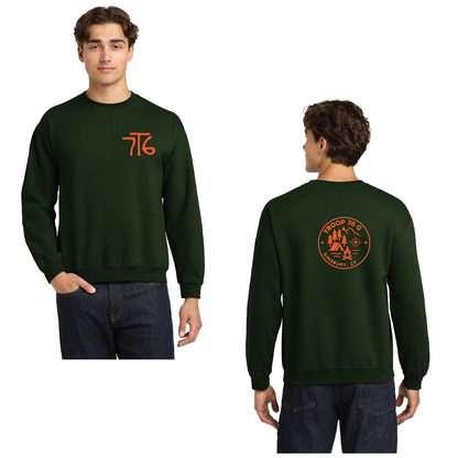 Troop 76 Girls: Crewneck Sweatshirt Adult