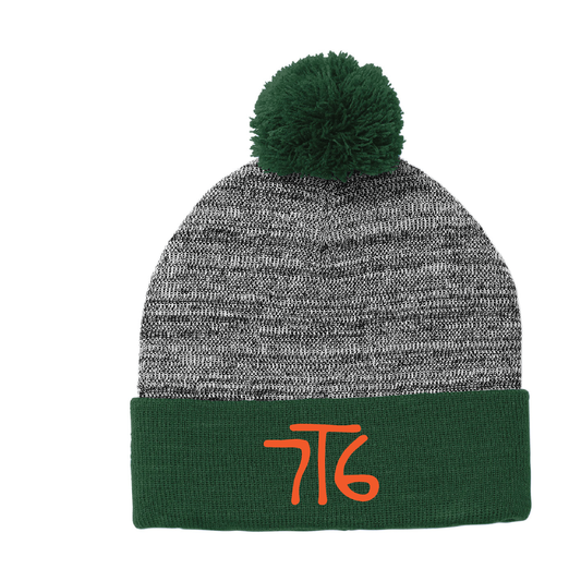 Troop 76 Girls: Sport-Tek® Halftime Pom Beanie. STC41