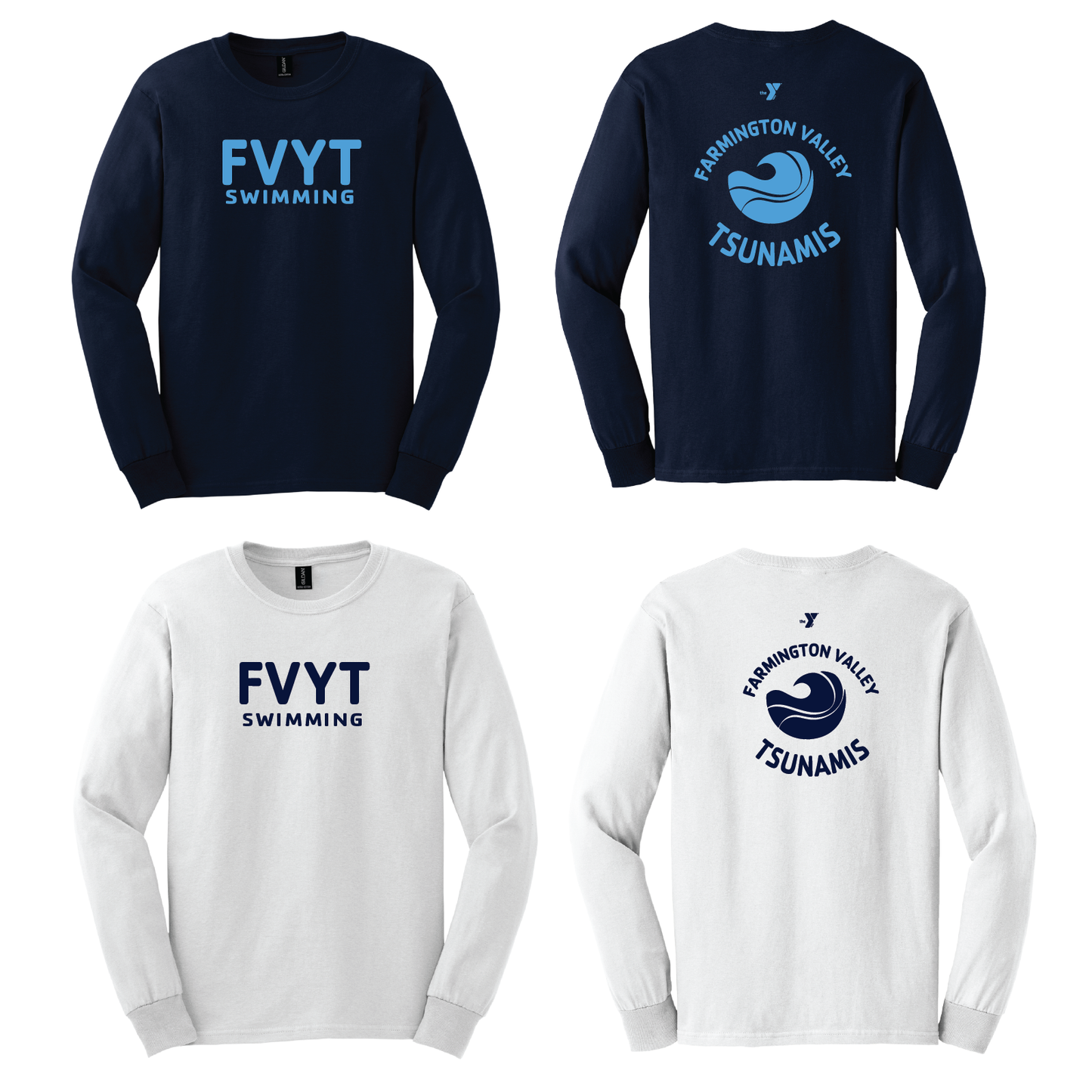 FVYT Tsunamis:  Longsleeve Cotton Tee G2400