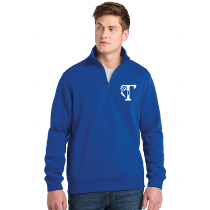 Tariffville School: 1/4 Zip Sweatshirt Adult