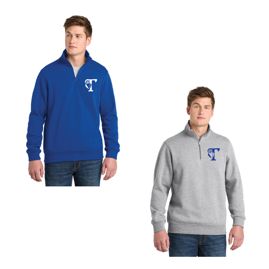 Tariffville School: 1/4 Zip Sweatshirt Adult