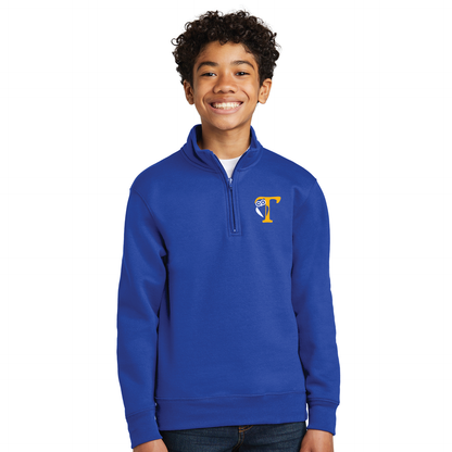Tariffville School: 1/4 Zip Sweatshirt Youth