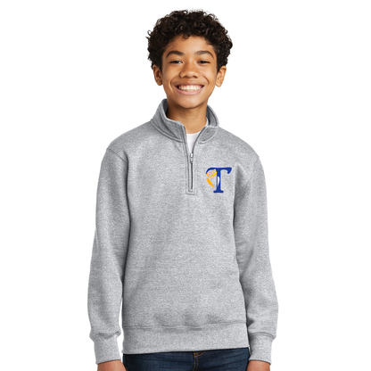 Tariffville School: 1/4 Zip Sweatshirt Youth