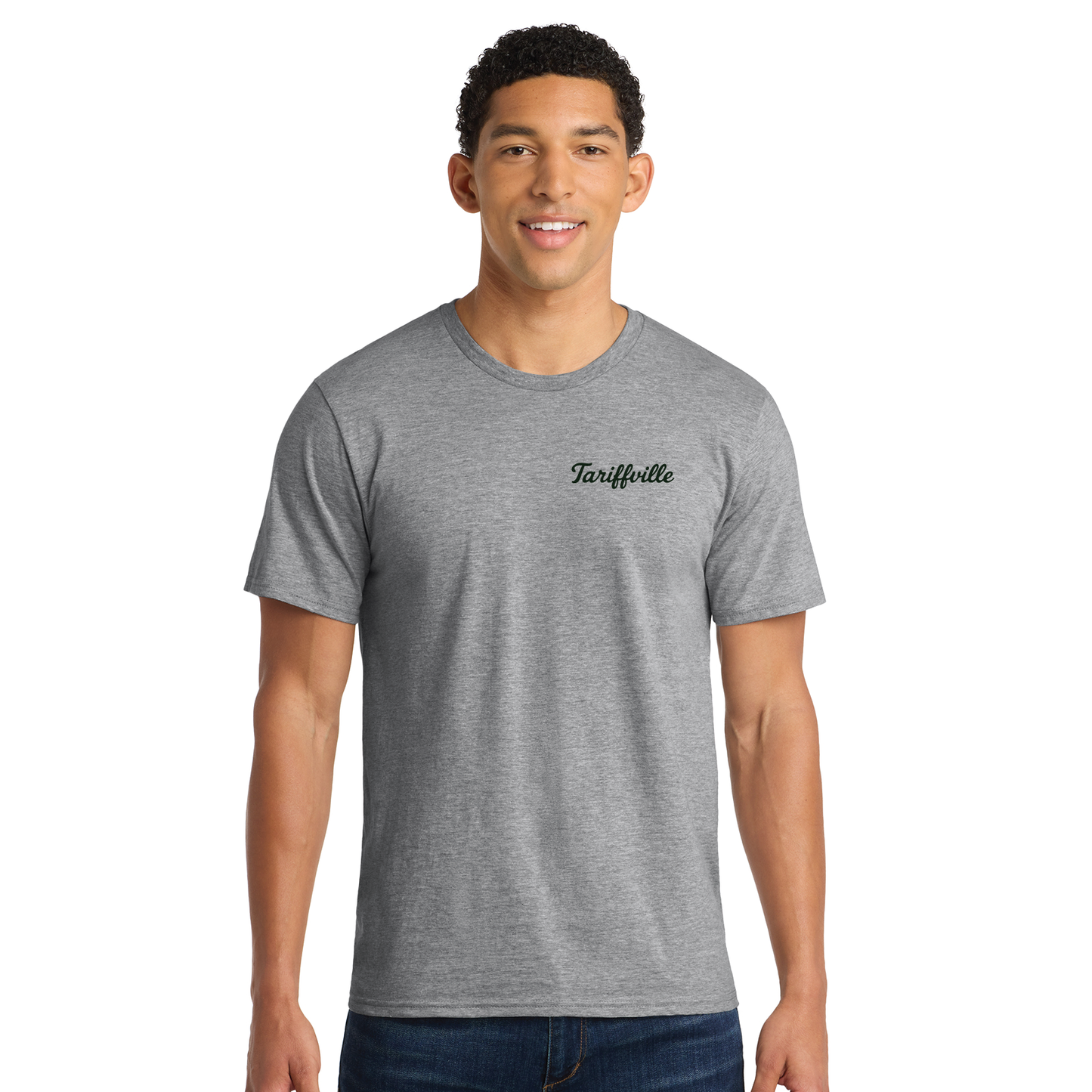 T-Ville Village Association: Soft Cotton T-Shirt Men's (Embroidered Logo)
