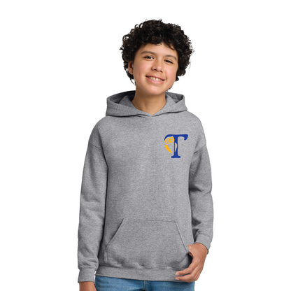 Tariffville School: Hooded Sweatshirt: T Logo Youth & Adult Sizes