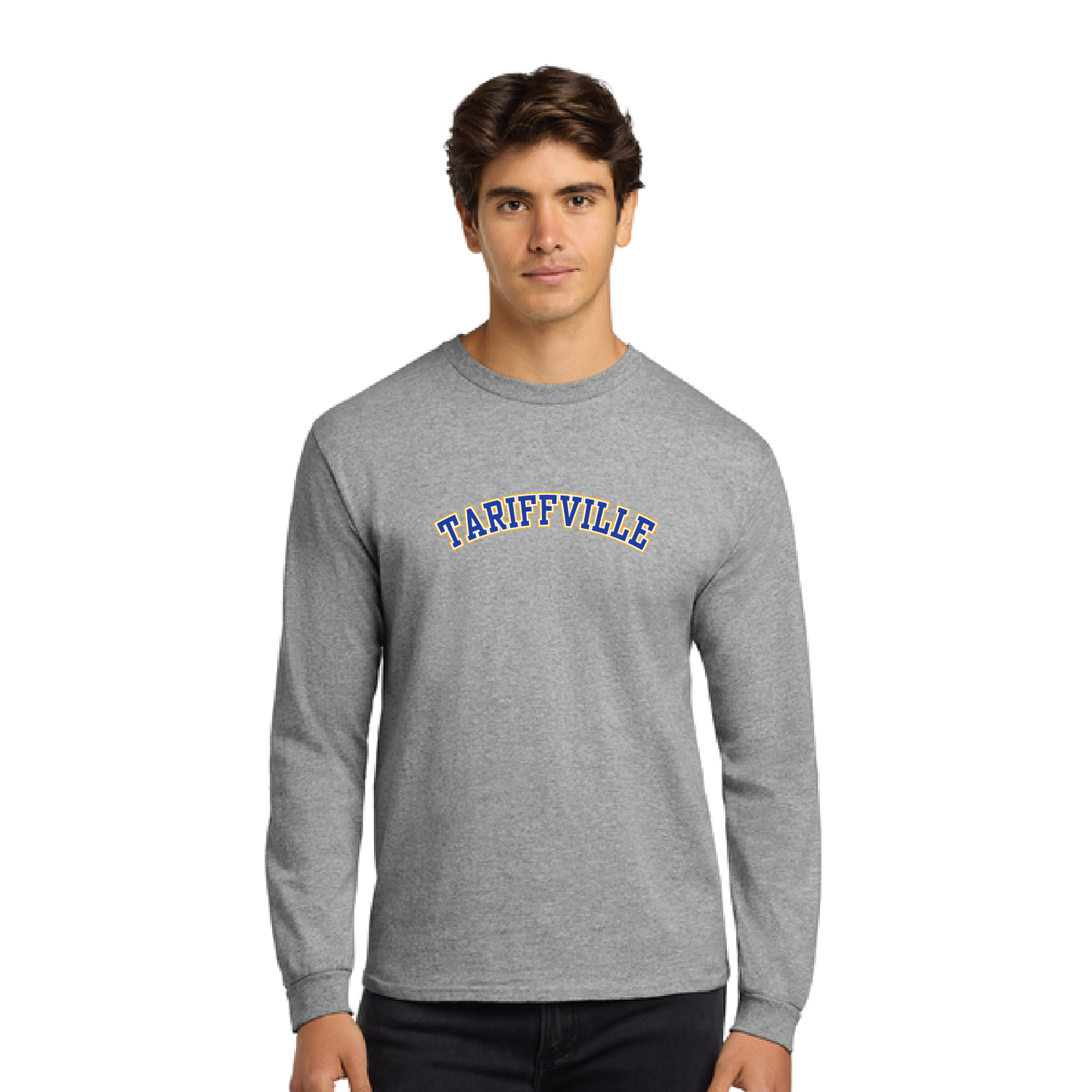 Tariffville School: Longsleeve T-Shirt Tariffville Arched Logo Youth & Adult Sizes