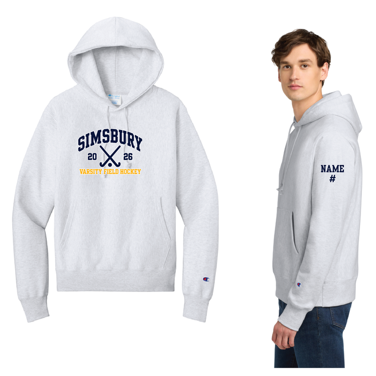 SHS Field Hockey: VARSITY ONLY S101 Champion Heavyweight Hoody (Includes Name/#)