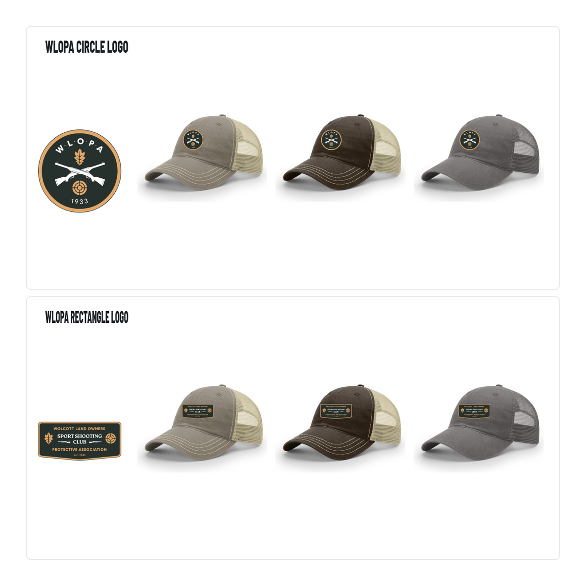 WLOPA Gun Club: 111 Richardson Garment Washed Trucker