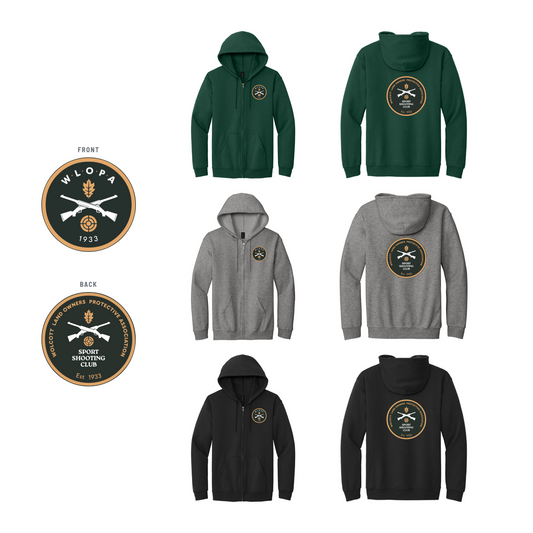 WLOPA Gun Club: 18600 Gildan Heavy Blend Full-Zip Hooded Sweatshirt